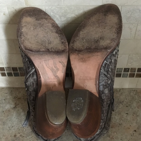 Pons Quintana Leather Woven Buckle Booties - Picture 11 of 14